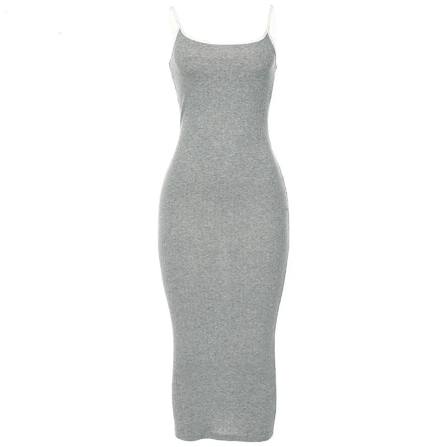 Μίντι Εξώπλατο Φόρεμα Bodycon