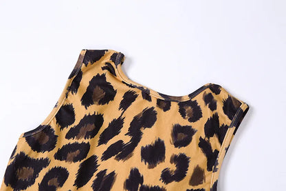 Midi Leopard Dress