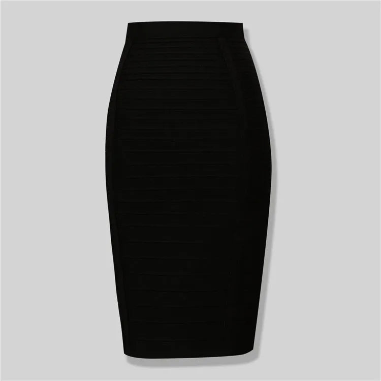 High Quality Zipper Bandage Pencil Skirt