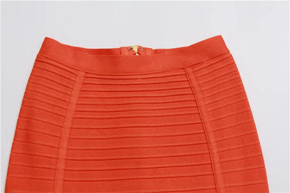 High Quality Zipper Bandage Pencil Skirt