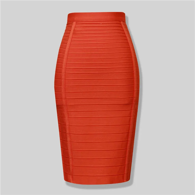 High Quality Zipper Bandage Pencil Skirt