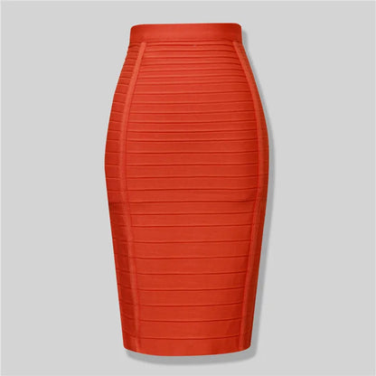 High Quality Zipper Bandage Pencil Skirt