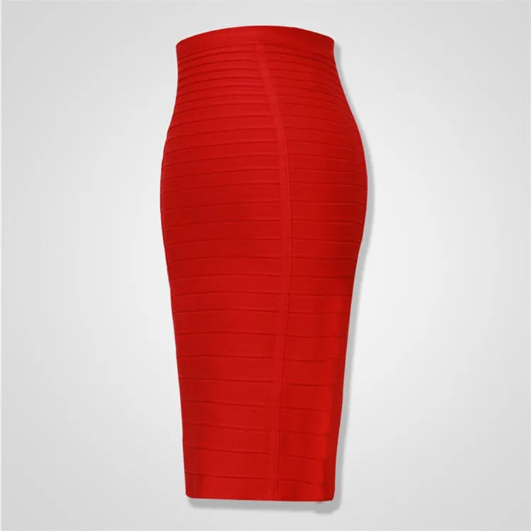 High Quality Zipper Bandage Pencil Skirt