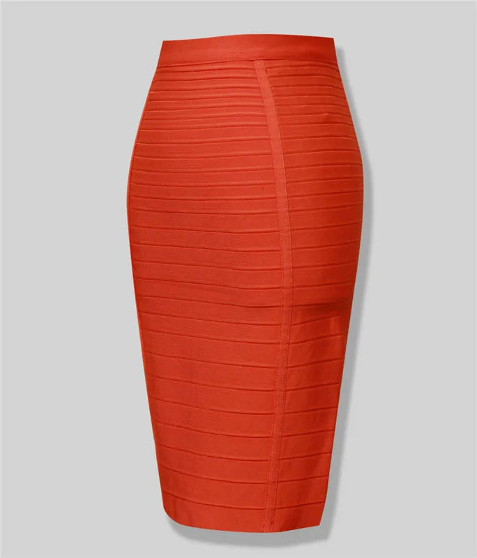 High Quality Zipper Bandage Pencil Skirt