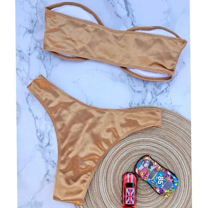 Strapless Bikini Set