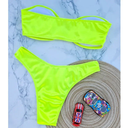 Strapless Bikini Set