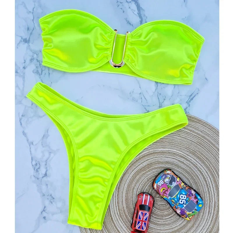 Strapless Bikini Set