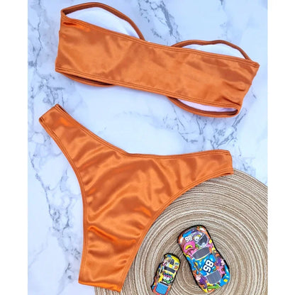 Strapless Bikini Set