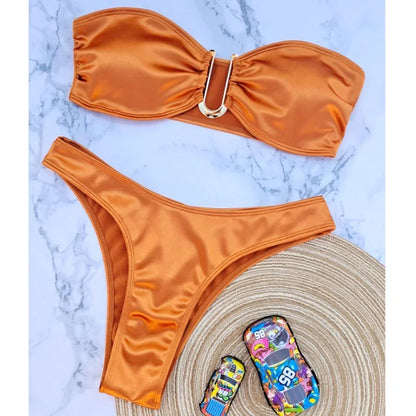 Strapless Bikini Set