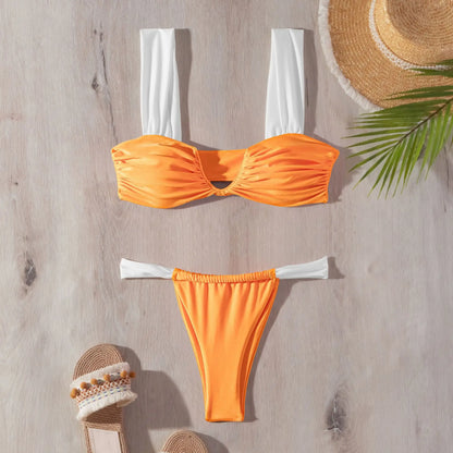 Bikini-Set mit hoher Taille