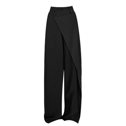 Fashion Casual Streetwear High Waist Wide Leg Pants