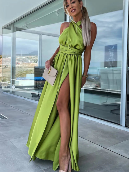 Sexy und wandelbares Maxikleid mit Trägern