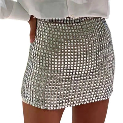 Glitter Mini Skirt