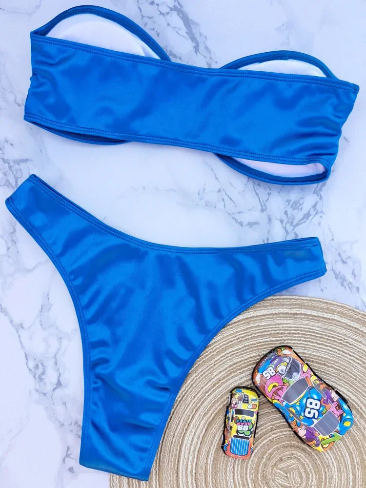 Strapless Bikini Set