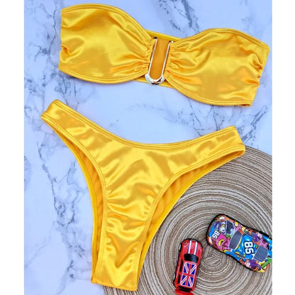 Strapless Bikini Set