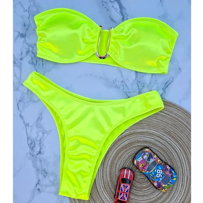 Strapless Bikini Set