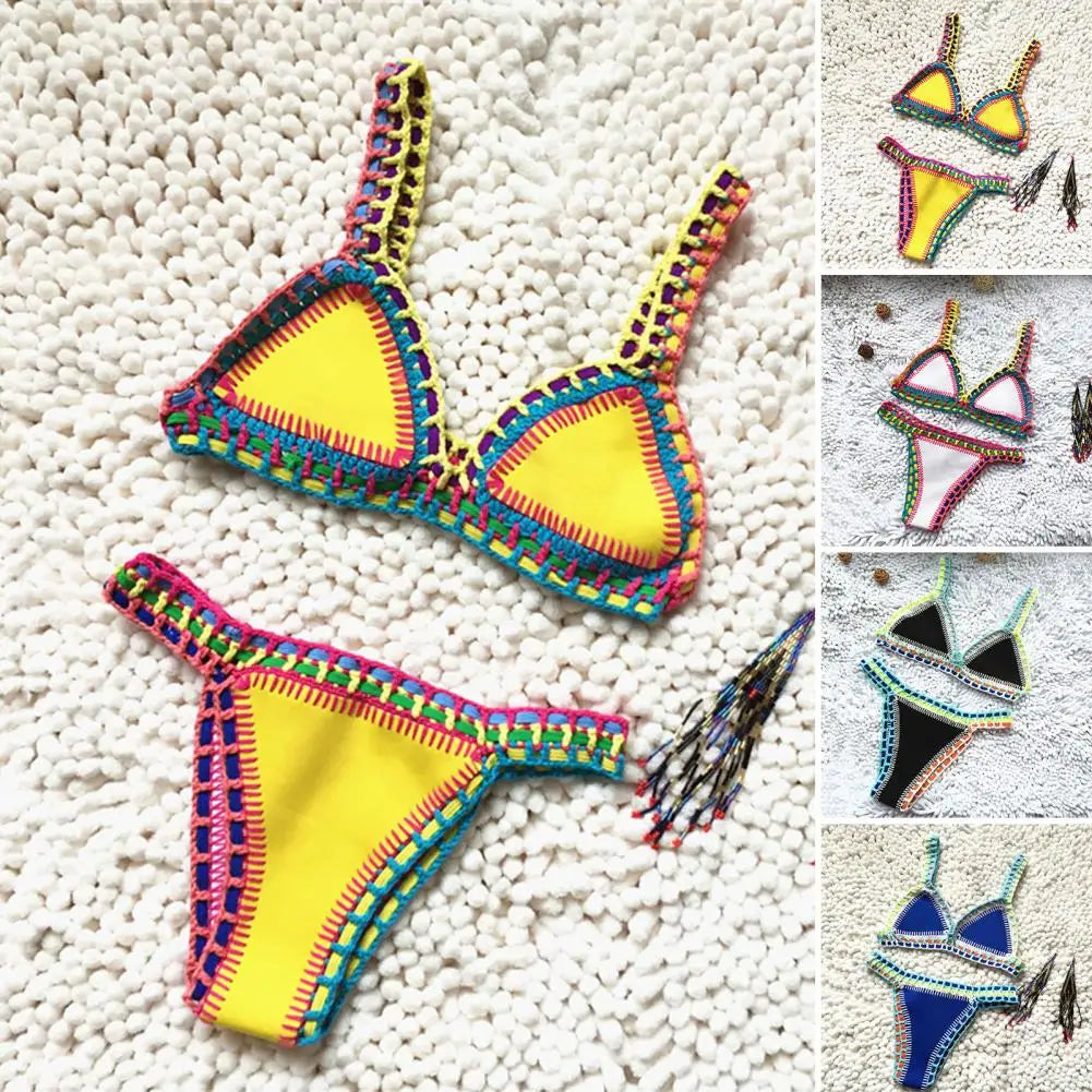 Weiches handgefertigtes Bikini-Set