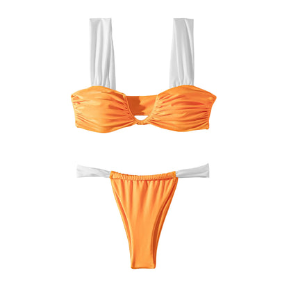 Bikini-Set mit hoher Taille