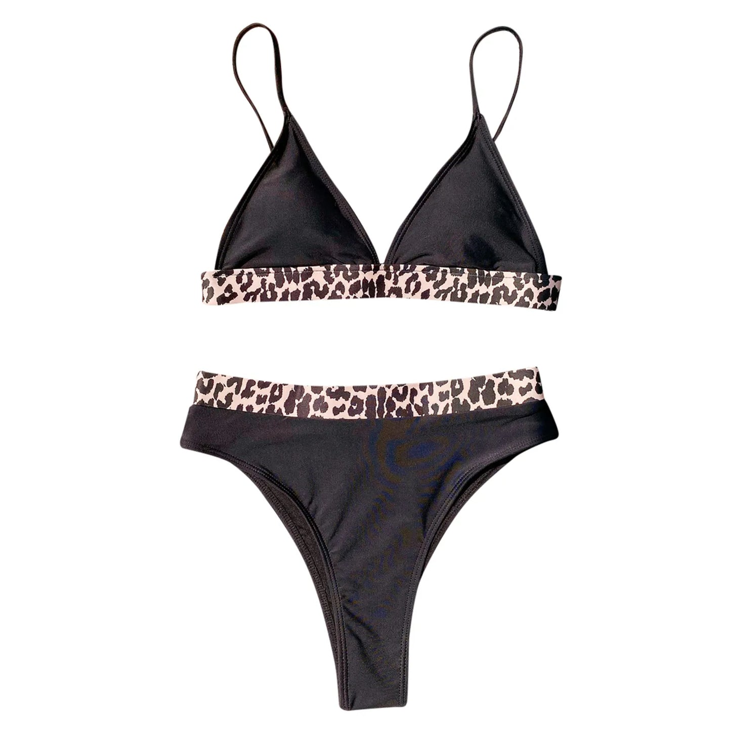 Push Up High Cut Hight Waist Bikini Set