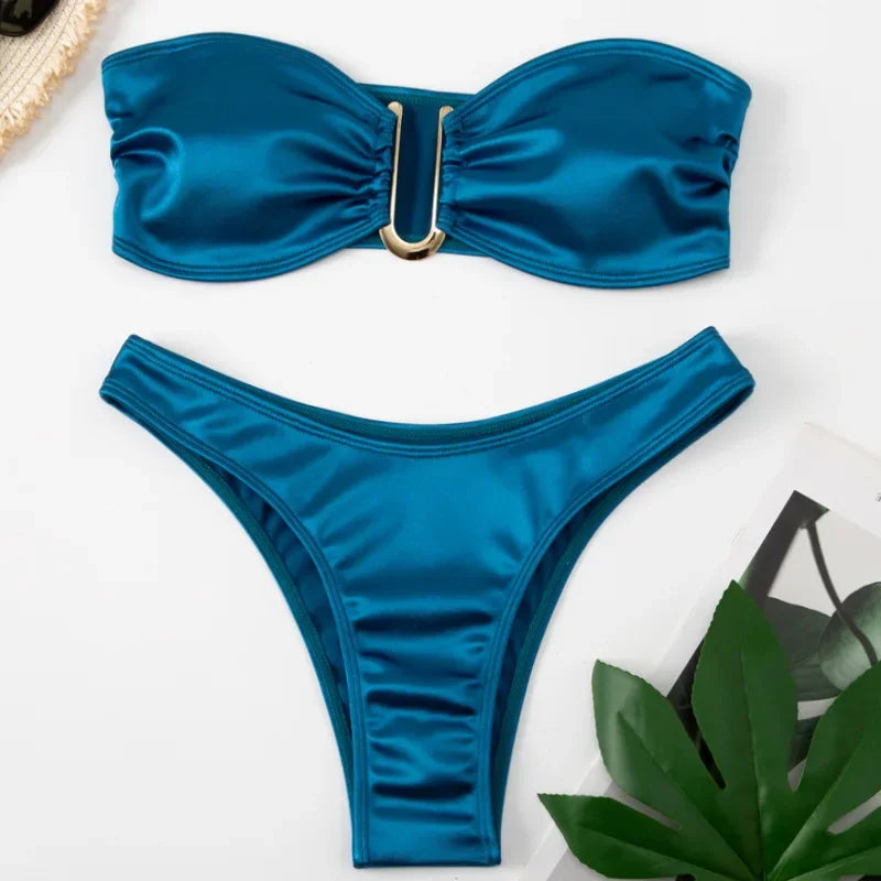 Strapless Bikini Set