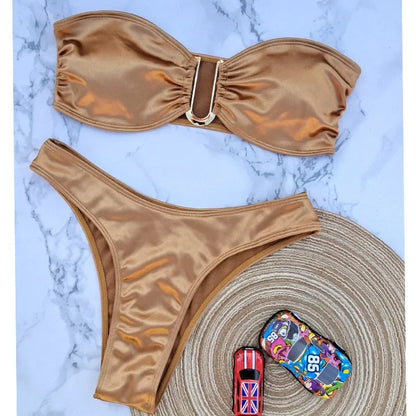 Strapless Bikini Set