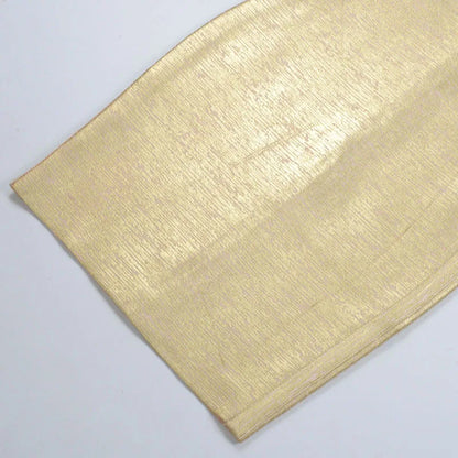 Goldmetallic - Bandage - ärmellose Minikleider